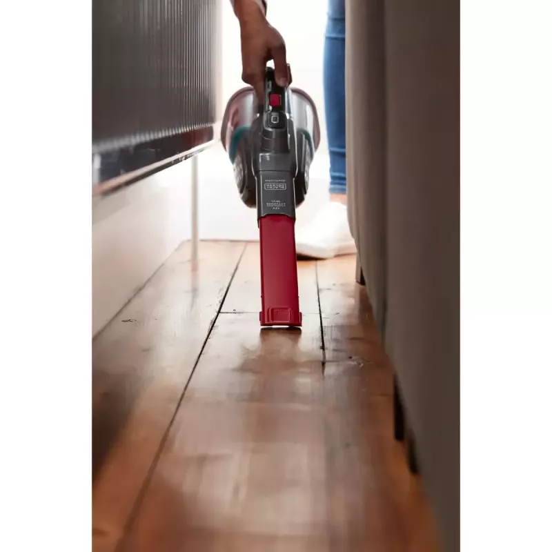 Rankinis dulkių siurblys Juoda & Decker BHHV315J — 12 V belaidis, 20 AW siurbimo galia, 0,7 l be maišelio, 16 min veikimo laikas