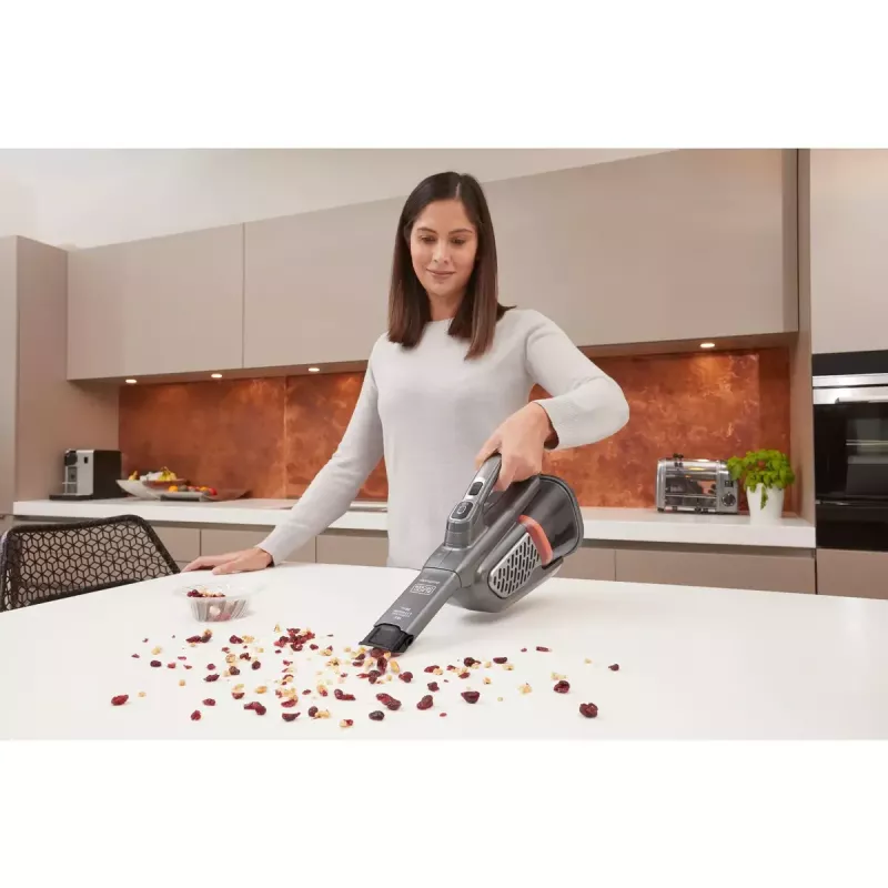 Rankinis dulkių siurblys Juoda & Decker BHHV520JF nešiojamas 230 V NiMH 2 Ah 15 min, sausas valymas, 1,2 kg
