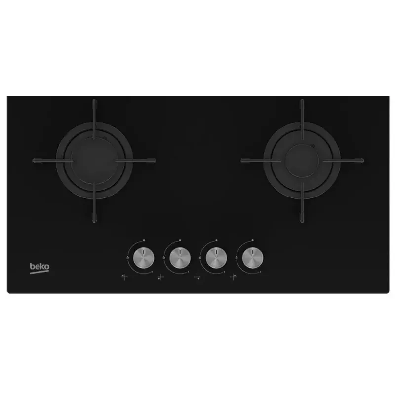 Beko HILG 64220 S kaitlentė Juoda Įmontuojamas Dujos 4 zona(-os)