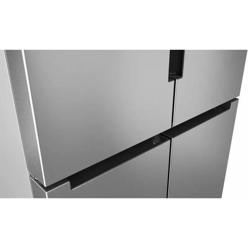 Šaldytuvas su šaldikliu šone Bosch Serie 4 KFN96VPEA, 605 L (šaldytuvo 405 L / šaldiklio 200 L), NoFrost, nerūdijantis plienas