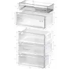 Šaldytuvas-šaldiklis laisvai pastatomas Bosch Serie 4 KGN497LDF — 440 L bendras, 311 L šaldytuvas + 129 L šaldiklis, NoFrost, LED ekranas, Nerūdijantis plienas