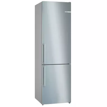 Laisvai pastatomas šaldytuvas Bosch Serie 4 KGN39VIBT, bendras 363 l (šaldytuvas 260 l / šaldiklis 103 l), nerūdijantis plienas, NoFrost, 203 cm
