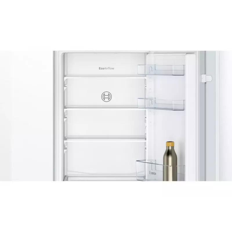 Šaldytuvas su šaldikliu Bosch Serie 2 KIV86NSE0 — 267 L, apatinis šaldiklis, baltas, 177,2×54,1×54,8 cm, energijos klasė E