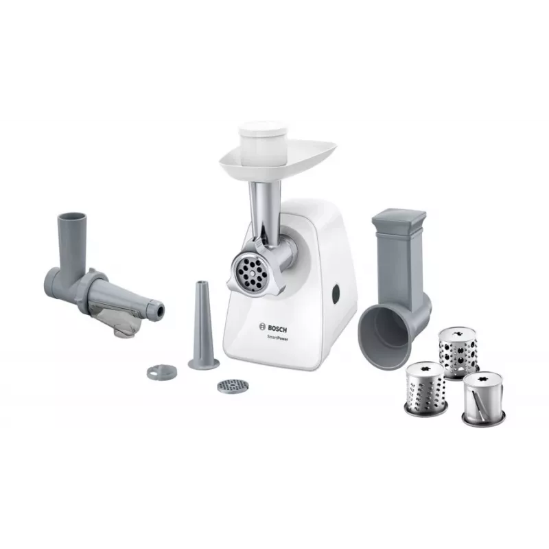 Mėsmalė Bosch MFW2517W - 2 serija SmartPower, balta