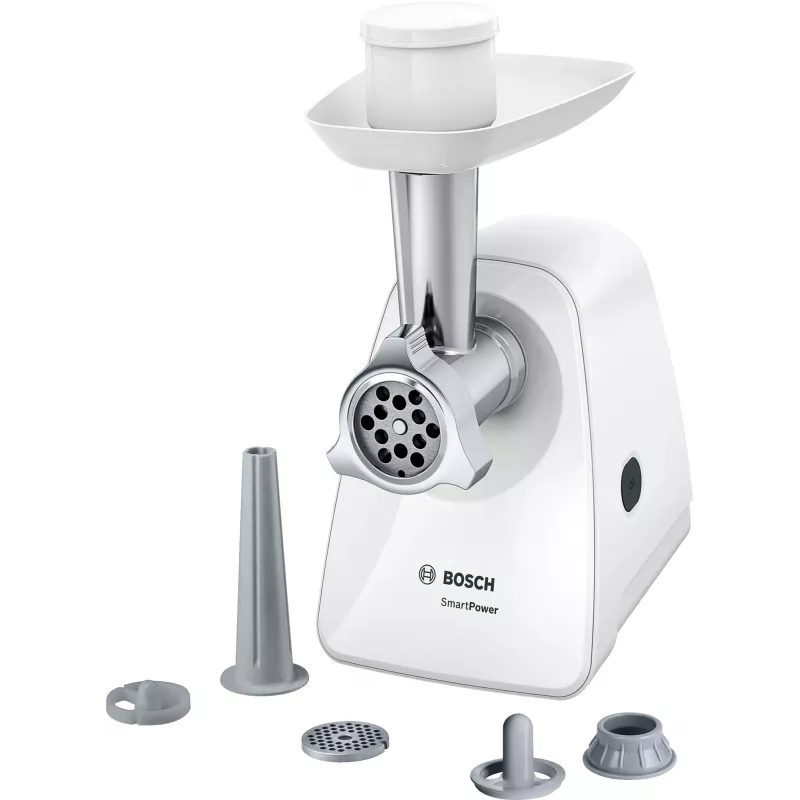 Bosch MFW2520W mėsmalė 1500 W nerūdijantis plienas, balta