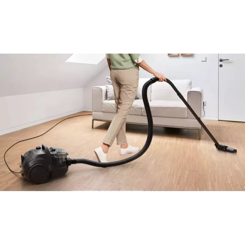 Bosch Serie 4 BGC21X300 dulkių siurblys 2 L Cilindrinis dulkių siurblys Sausas 550 W Dulkių maišelis