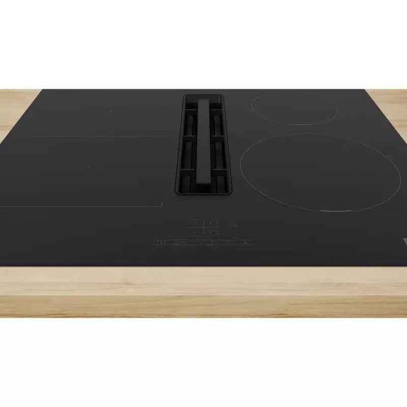 Bosch Serie 4 PVS611B16E kaitlentė Juoda Įmontuojama 59,2 cm Zoninė indukcinė kaitlentė 4 zonos Įmontuojamas gartraukis