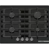 Bosch Serie 4 PNP6B6K40 kaitlentė juoda įmontuojama 60 cm dujinė 4 zonos