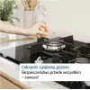 Įmontuojama dujinė kaitlentė Bosch PCH6A5I90 — 60 cm, nerūdijantis plienas, 4 dujinės zonos + 1 wok degiklis, Flame Select, ketaus grotelės