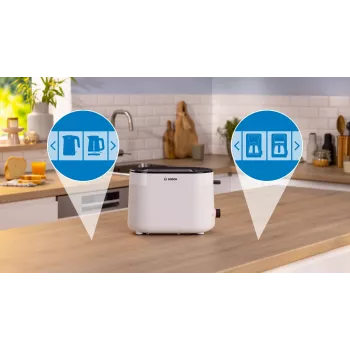 Bosch TAT2M121 skrudintuvas 6 2 riekėms 950 W baltas