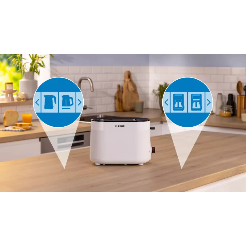 Bosch TAT2M121 skrudintuvas 6 2 riekėms 950 W baltas