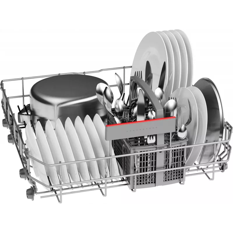 Indaplovė Bosch Serie 2 SMS25GI09F — laisvai pastatoma, 12 komplektų, 60 cm, 46 dB, šilumokaičio džiovinimas
