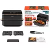 Cosori Dual Blaze Twinfry Chef Edition Dviguba 10 L atskirai stovinti 2800 W karšto oro gruzdintuvė Tamsiai pilka, Rožinis auksas