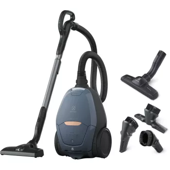Cilindrinis dulkių siurblys Electrolux PD82-8DB, sausas valymas, dulkių maišelis, 3,5 l, EPA E12, 12 m spindulys