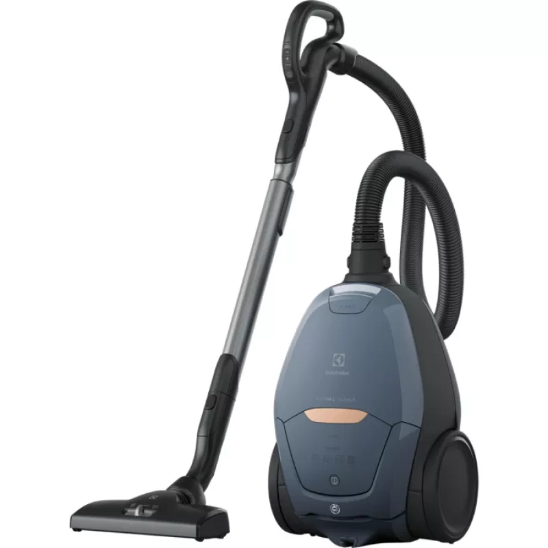 Cilindrinis dulkių siurblys Electrolux PD82-8DB, sausas valymas, dulkių maišelis, 3,5 l, EPA E12, 12 m spindulys