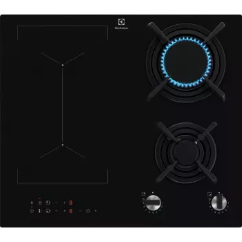 Electrolux KDI641723K kaitlentė, juoda, įmontuojama, 60 cm, kombinuota, 4 zonos, Rotary, Touch