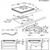 Electrolux Serie 700 EIS62453IZ Juoda Įmontuojama 60 cm Zoninė indukcinė kaitlentė 4 zonos(-ų)