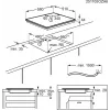 Electrolux Serie 700 EIS62453IZ Juoda Įmontuojama 60 cm Zoninė indukcinė kaitlentė 4 zonos(-ų)