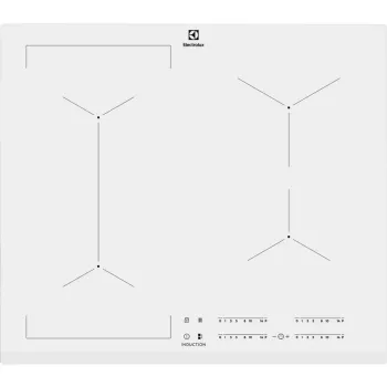 Electrolux EIV63440BW balta įmontuojama zoninė indukcinė kaitlentė 4 zonos