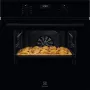 Įmontuojama elektrinė orkaitė Electrolux Serie 600 EOD5H70BZ, 65 L, 2750 W, juoda, sukamoji rankenėlė, LED ekranas