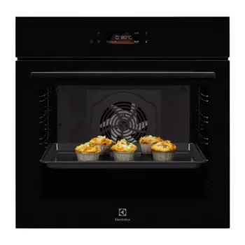 Įmontuojama elektrinė orkaitė Electrolux LOE8F38Z, 60 cm, 72 l, pirolizinis valymas, konvekcija, grilis, juoda