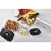 Vakuuminis sandariklis FoodSaver VS0100X — sukamoji rankenėlė, komplekte ritinėlis ir 4 vakuuminiai maišeliai, sidabrinės baltos spalvos