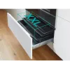 Laisvai pastatoma viryklė Gorenje GECS5C70WA Elektrinė kaitlentė su ritiniais, 4 zonos, balta, orkaitė 70 l, sukamieji valdikliai, LED ekranas
