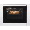 Laisvai pastatoma viryklė Gorenje GECS5C70WA Elektrinė kaitlentė su ritiniais, 4 zonos, balta, orkaitė 70 l, sukamieji valdikliai, LED ekranas