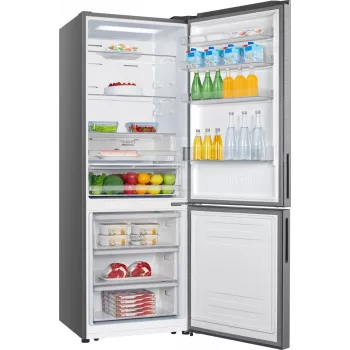 Gorenje NRK720EAXL4 šaldytuvas-šaldiklis, laisvai pastatomas, 495 l, pilka spalva