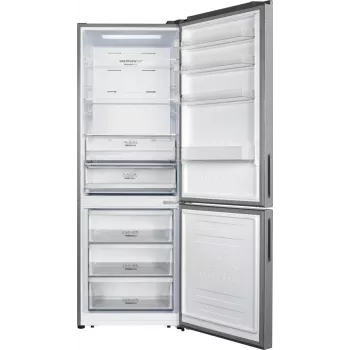Gorenje NRK720EAXL4 šaldytuvas-šaldiklis, laisvai pastatomas, 495 l, pilka spalva