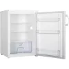 Laisvai pastatomas šaldytuvas Gorenje R492PW — 133 L, baltas, keičiamos durys, LED apšvietimas, sukamoji rankenėlė