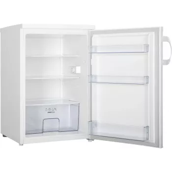 Laisvai pastatomas šaldytuvas Gorenje R492PW — 133 L, baltas, keičiamos durys, LED apšvietimas, sukamoji rankenėlė