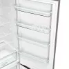 Laisvai pastatomas šaldytuvas-šaldiklis Gorenje NRK6202EXL4, bendras 331 L (šaldytuvas 235 L / šaldiklis 96 L), nerūdijantis plienas, LED ekranas