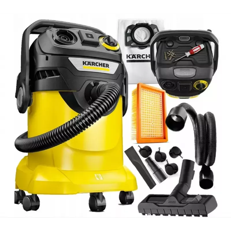 Drėgnas ir sausas dulkių siurblys Karcher KWD 6 P V-25/6/22, 25 L, 1300 W, 220–240 V, 8,6 kg
