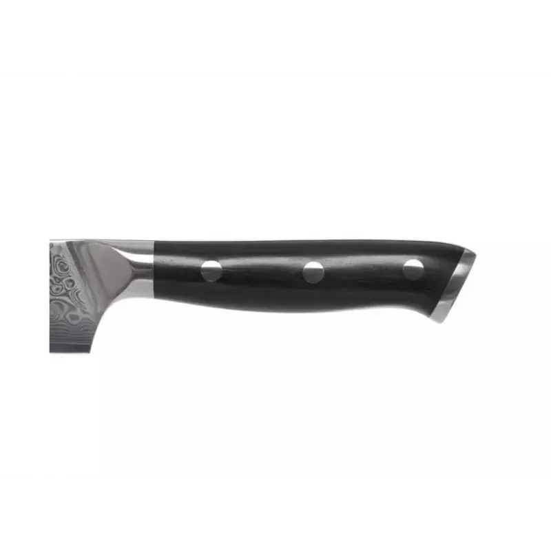 Universalus peilis KOHERSEN Elegance juodmedžio mediena, Damasko plieno ašmenys 12,7 cm, bendras ilgis 243 mm, 127 g