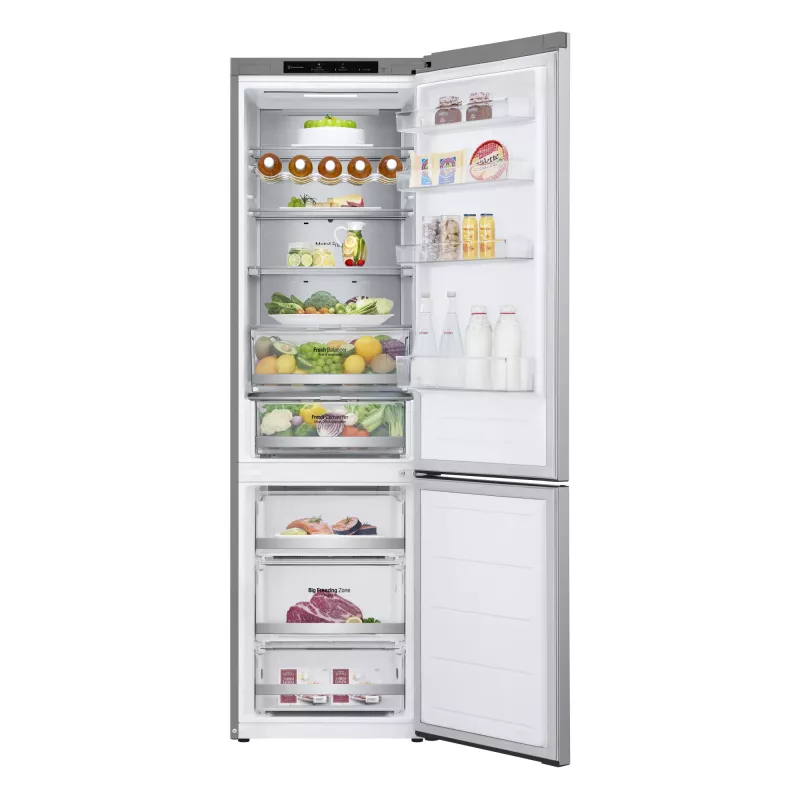 LG GBV7280DPY.APYQEUR šaldytuvas-šaldiklis laisvai pastatomas 387 l sidabrinis