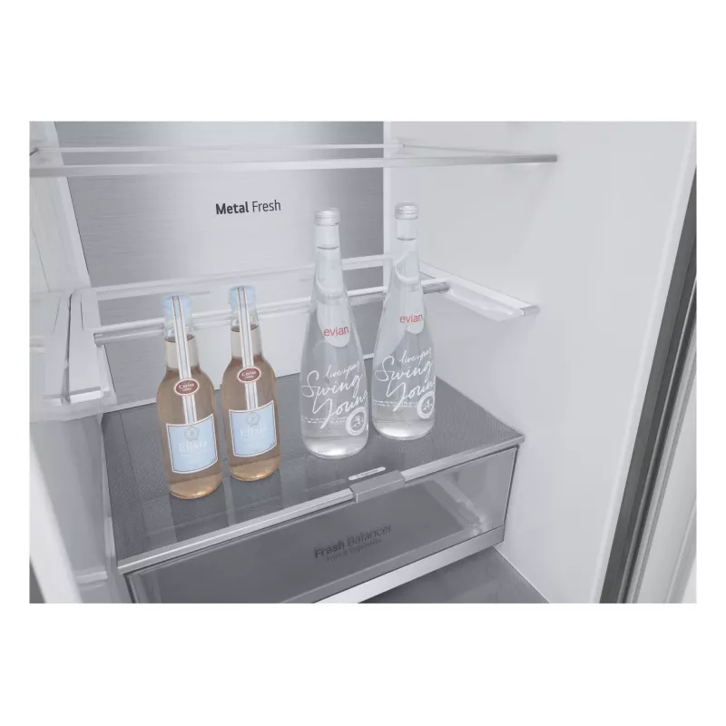 LG GBV7280DPY.APYQEUR šaldytuvas-šaldiklis laisvai pastatomas 387 l sidabrinis
