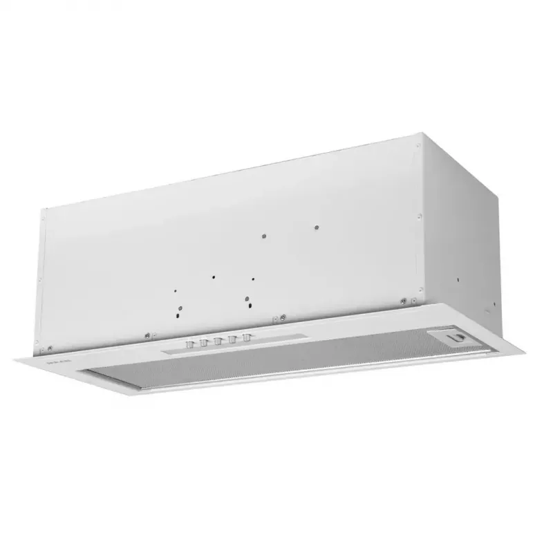 Įmontuojamas po spintele virtuvės gartraukis MAAN Fiugi 2 60, 600 mm, maksimalus oro ištraukimas 310 m³/h, anglies filtras, plienas, baltas
