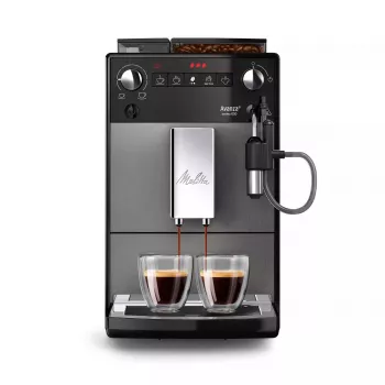Espreso kavos aparatas MELITTA F270-100 — pilnai automatinis, 1,5 l vandens talpykla, 15 bar, integruotas malūnėlis