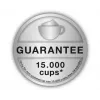 Espreso aparatas MELITTA SOLO E950-766, 1,2 L vandens bakelis, įmontuotas malūnėlis, 1400 W, sidabrinis