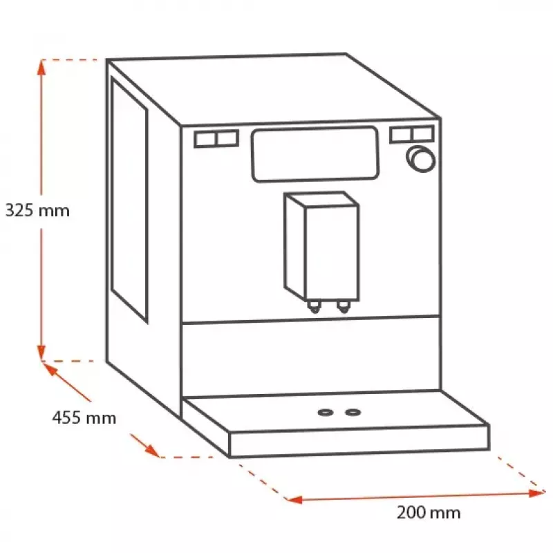 Espreso aparatas MELITTA SOLO E950-766, 1,2 L vandens bakelis, įmontuotas malūnėlis, 1400 W, sidabrinis