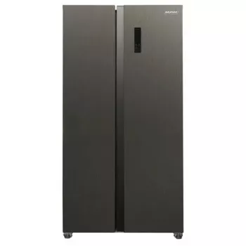 Dviejų durų šaldytuvas MPM MPM-563-SBS-14/N — 532 L bendras, 347 L šaldytuvas, 185 L šaldiklis, nerūdijantis plienas