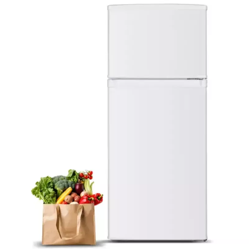 Šaldytuvas-šaldiklis MPM MPM-125-CZ-08/E pastatomas 117 L (89 L šaldytuvas, 28 L šaldiklis) Baltas, Energijos klasė E