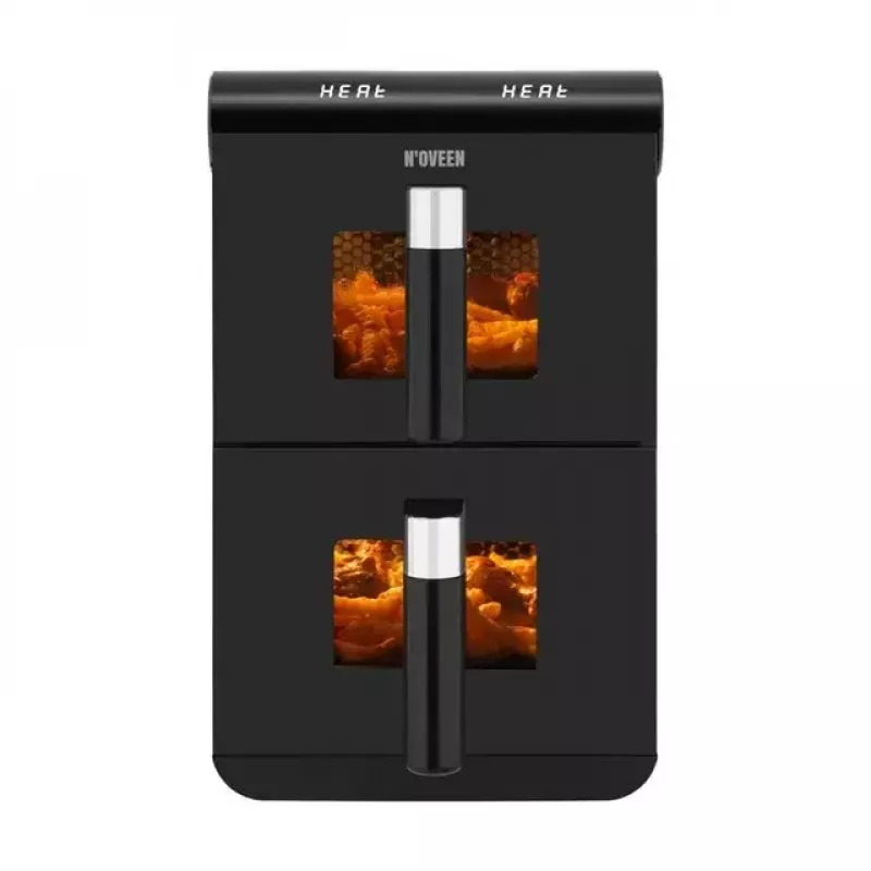 Elektrinė karšto oro gruzdintuvė NOVEEN AF5050, 11 l talpa, 1700 W, 13 programų, 50–200°C, skaitmeninis jutiklinis valdymas