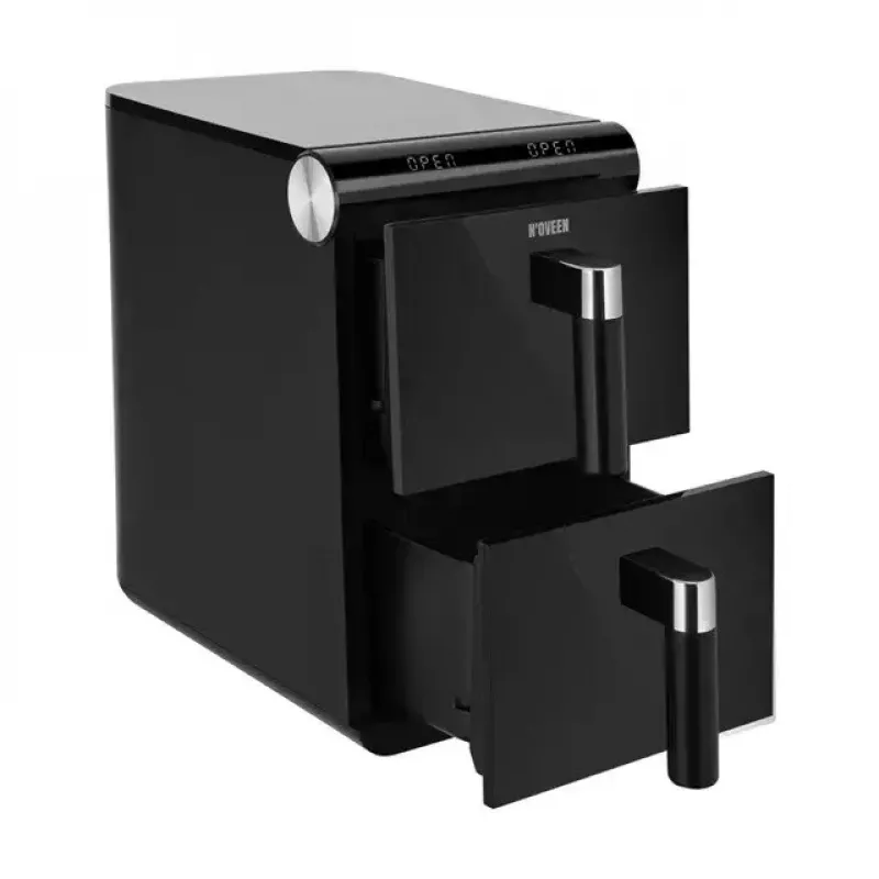 Elektrinė karšto oro gruzdintuvė NOVEEN AF5050, 11 l talpa, 1700 W, 13 programų, 50–200°C, skaitmeninis jutiklinis valdymas