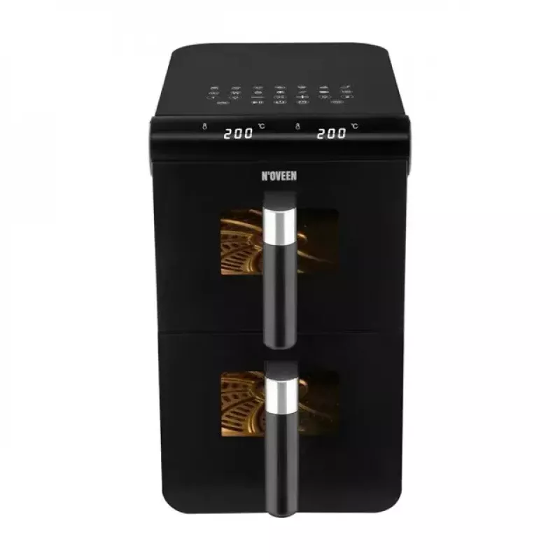 Elektrinė karšto oro gruzdintuvė NOVEEN AF5050, 11 l talpa, 1700 W, 13 programų, 50–200°C, skaitmeninis jutiklinis valdymas