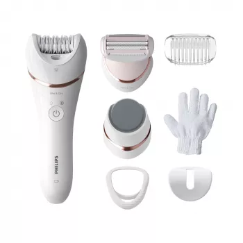 Philips 8000 serijos epiliatorius Serija 8000 BRE730/10 Drėgnas ir sausas epiliatorius