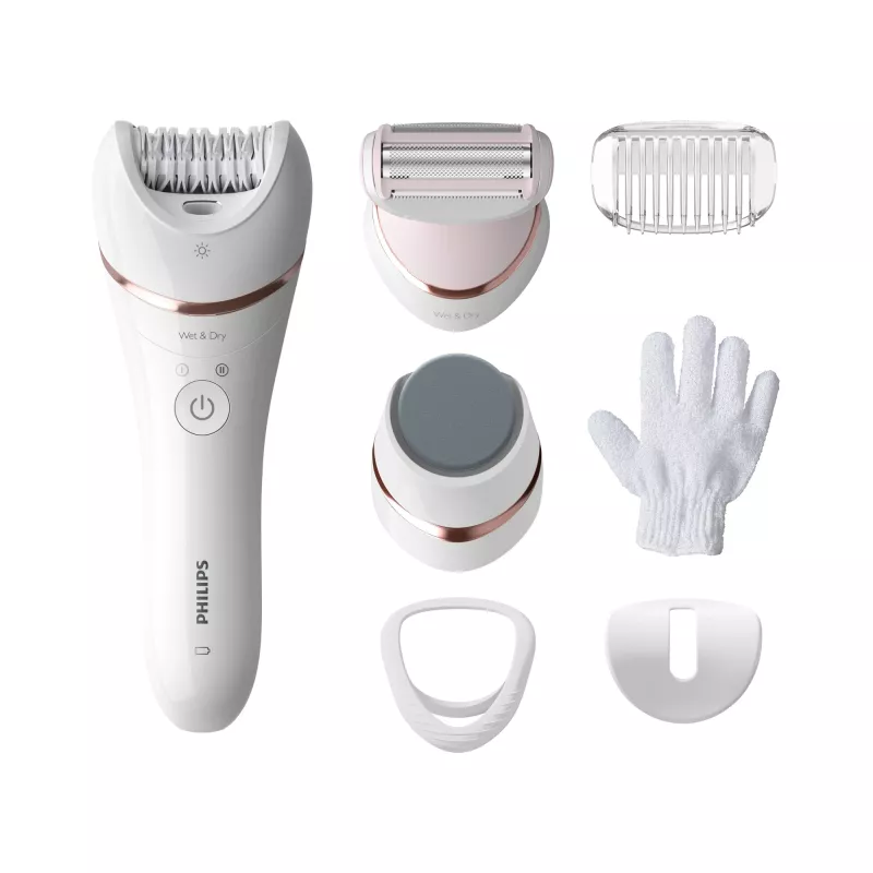 Philips 8000 serijos epiliatorius Serija 8000 BRE730/10 Drėgnas ir sausas epiliatorius