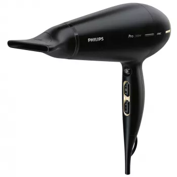 Philips Prestige Pro HPS920/00 plaukų džiovintuvas, AC, juoda, auksinė, pakabinimo žiedas, 3 m, 2300 W, 220–240