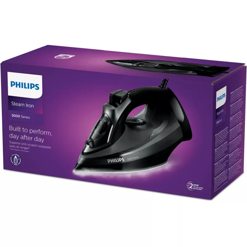 Philips 5000 serijos DST5040/80 lygintuvas Garinis lygintuvas SteamGlide Plus padas 2600 W